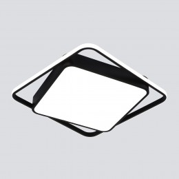 Потолочный светодиодный светильник с регулировкой яркости и цветовой температуры 90252/1 черный Eurosvet