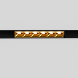 Slim Magnetic Трековый светильник 6W 4000K Artas (чёрный/золото) 85101/01 Elektrostandard