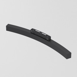 Slim Magnetic Трековый светильник для радиусного шинопровода 12W 4200K Intenso чёрный Ø 1200мм 85186/01 Elektrostandard
