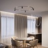 Slim Magnetic Трековый светильник для радиусного шинопровода 6W 4200K Intenso чёрный Ø 1200мм 85185/01 Elektrostandard