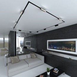 Slim Magnetic Трековый светильник  HL02 12W 4200K черный 85010/01 Elektrostandard