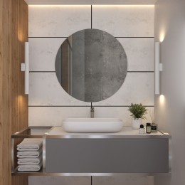 Светильник настенный светодиодный Langer IP44 40124/LED белый Elektrostandard