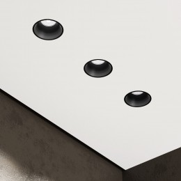 Светильник встраиваемый Renzo GU10 черный 25020/01 Elektrostandard