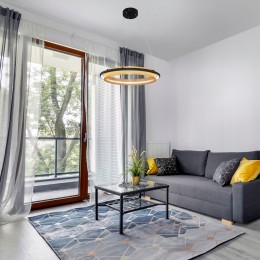 Умный подвесной светильник 90241/1 черный / золото Eurosvet