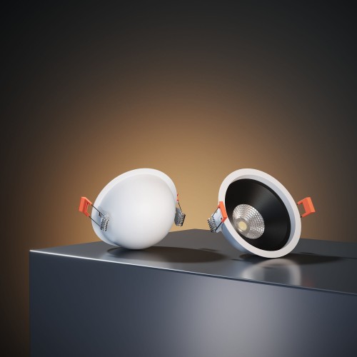 Встраиваемый светодиодный светильник 6W 4200K белый/чёрный 25083/LED Elektrostandard
