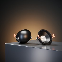 Встраиваемый светодиодный светильник 6W 4200K чёрный 25083/LED Elektrostandard