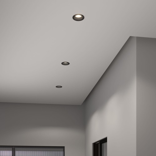 Встраиваемый светодиодный светильник  7W 4200K чёрный 25082/LED Elektrostandard