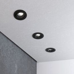 Встраиваемый светодиодный светильник Nulla 7W 3000K черный 15267/LED Elektrostandard