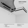 Basic System Алюминиевый профиль для монтажа в натяжной потолок однофазного шинопровода черный 2м 85234/00 Elektrostandard
