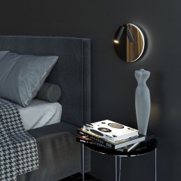 Настенный светодиодный светильник Drom LED 40105/LED чёрный/чёрный жемчуг Elektrostandard