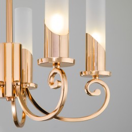 Классическая подвесная люстра 60117/5 золото Eurosvet