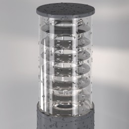 Ландшафтный светильник IP54 1507 TECHNO серый Elektrostandard