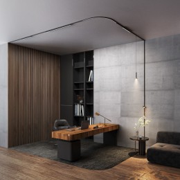 Mini Magnetic Шинопровод накладной черный Ø600 мм 85181/00 Elektrostandard