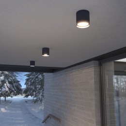 Накладной светодиодный влагозащищенный светильник IP54 35130/H черный Elektrostandard