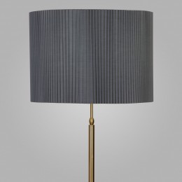 Напольный светильник с тканевым абажуром 01163/1 латунь Eurosvet