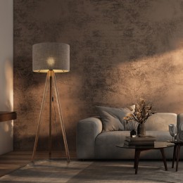 Напольный светильник с тканевым абажуром 16019 Grand TK Lighting