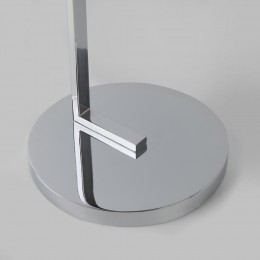 Напольный светильник со стеклянным плафоном 01214/1 хром Eurosvet