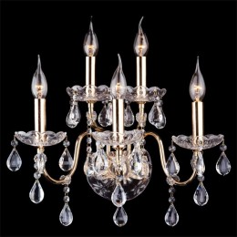 Бра с хрусталем 3600/5 золото / прозрачный хрусталь Eurosvet