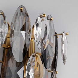 Настенный светильник с хрусталем 372/2 Strotskis Bogate's