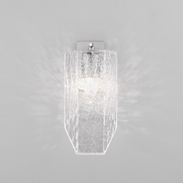 Настенный светильник с плафоном из фактурного стекла 381/1 Bogate's