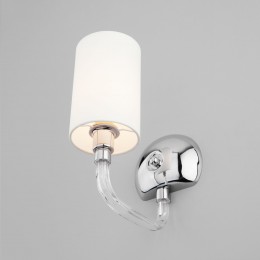 Настенный светильник с тканевым абажуром 60112/1 хром Eurosvet