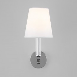 НАСТЕННЫЙ СВЕТИЛЬНИК С ТКАНЕВЫМ АБАЖУРОМ 60145/1 хром Eurosvet