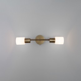 Настенный светильник со стеклянными плафонами 20089/2 бронза Eurosvet