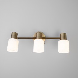 Настенный светильник со стеклянными плафонами 20089/3 бронза Eurosvet