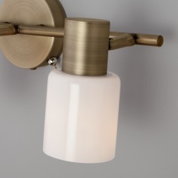 Настенный светильник со стеклянными плафонами 20089/3 бронза Eurosvet