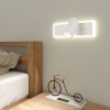 Настенный светодиодный светильник с USB и Type-C 20127/1 LED белый Eurosvet