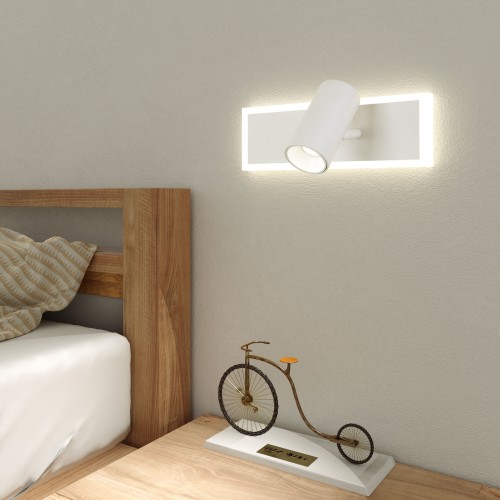 Настенный светодиодный светильник с USB и Type-C 20127/1 LED белый Eurosvet