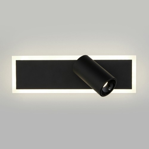 Настенный светодиодный светильник с USB и Type-C 20127/1 LED черный Eurosvet