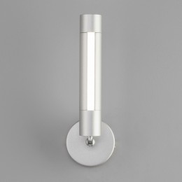 Настенный светодиодный светильник в стиле минимализм 20084/1 LED серебро Eurosvet