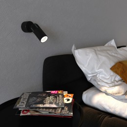 Настенный светодиодный светильник в стиле минимализм 20097/1 LED черный Eurosvet