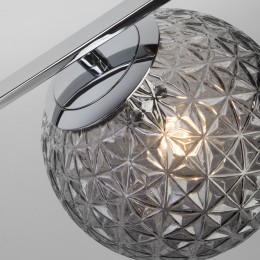 Настольный светильник со стеклянным плафоном 01213/1 хром Eurosvet