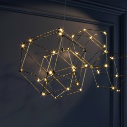 Подвесная светодиодная люстра 90168/5 медь Eurosvet