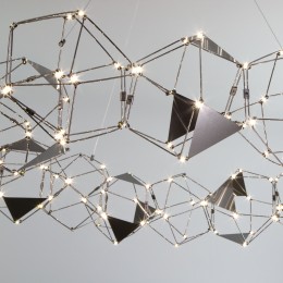 Подвесная светодиодная люстра 90369/15 черный жемчуг Eurosvet