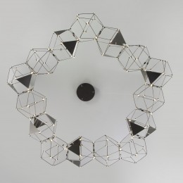 Подвесная светодиодная люстра 90369/15 черный жемчуг Eurosvet