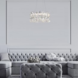 Подвесная светодиодная люстра с хрусталем 90370/1 Strotskis Bogate's