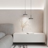 Подвесной светильник Plate 14W 4000K графит 50260 LED Elektrostandard