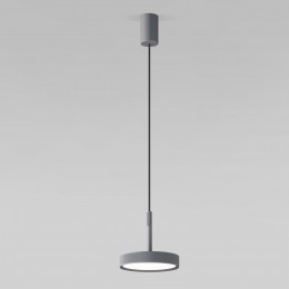 Подвесной светильник Plate 14W 4000K графит 50260 LED Elektrostandard
