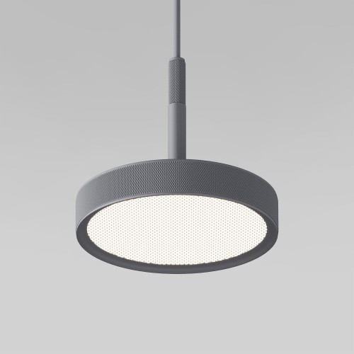 Подвесной светильник Plate 14W 4000K графит 50260 LED Elektrostandard