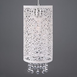 Подвесной светильник с хрусталем 1181/1 хром Eurosvet