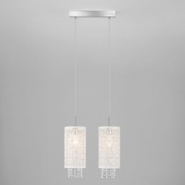 Подвесной светильник с хрусталем 1181/2 хром Eurosvet