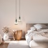 Подвесной светильник со стеклянным плафоном 11145 Sophia Green Cognac TK Lighting