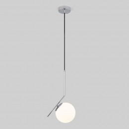 Подвесной светильник со стеклянным плафоном 50152/1 хром Eurosvet