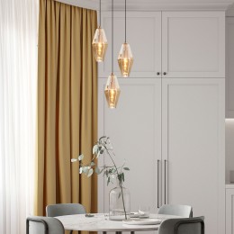 Подвесной светильник со стеклянным плафоном 50236/1 Eurosvet