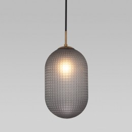 Подвесной светильник со стеклянным плафоном 50261/1 серый Eurosvet
