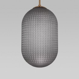 Подвесной светильник со стеклянным плафоном 50261/1 серый Eurosvet