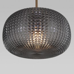 Подвесной светильник со стеклянным плафоном 50262/1 темно-серый Eurosvet